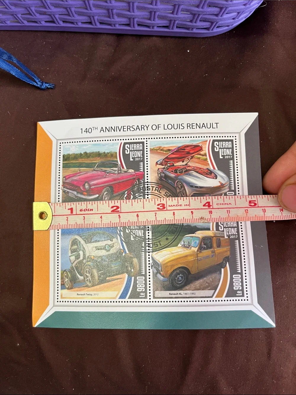 Commemorative Stamp Sheet - Multicolor
